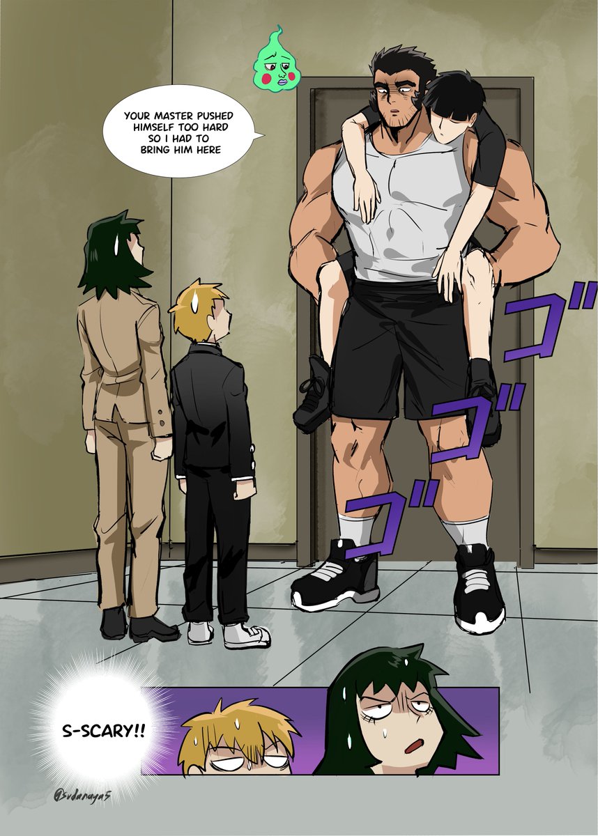 sadynsava's tweet photo. Ageswap Musashige comic 2 #mp100 #ムサモブ https://t.co/UzU9q21ogR