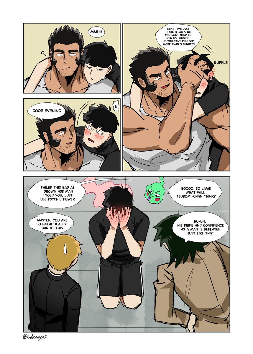 sadynsava's tweet photo. Ageswap Musashige comic 2 #mp100 #ムサモブ https://t.co/UzU9q21ogR