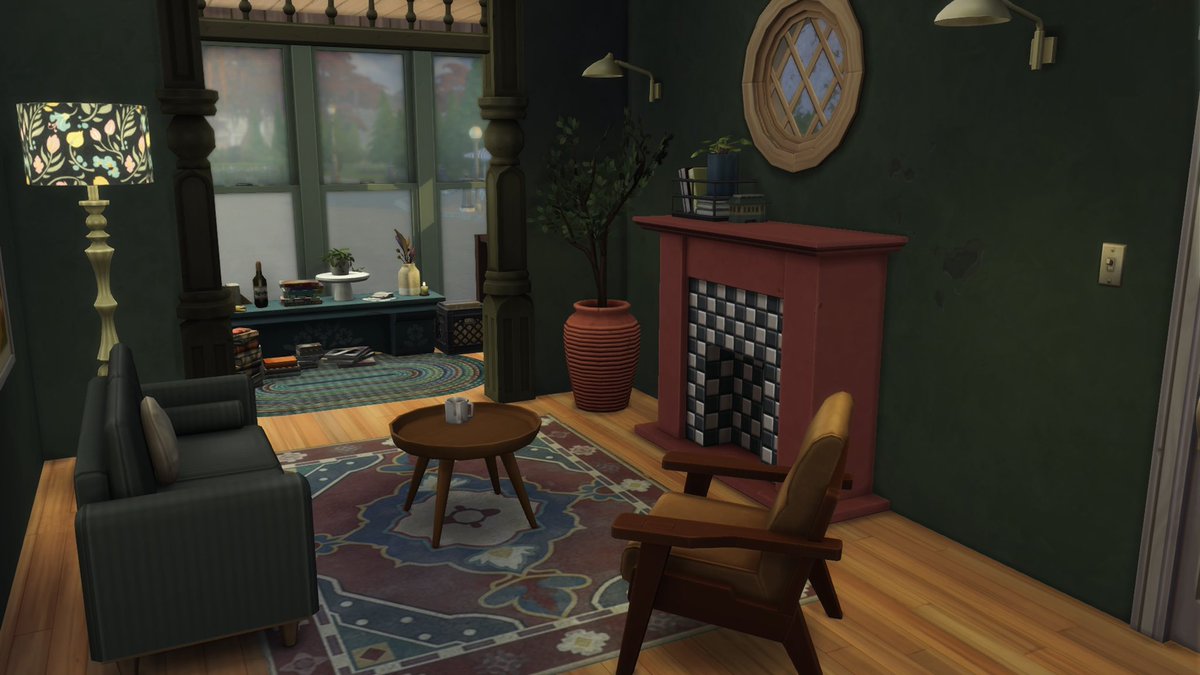 dawnplayssims's tweet photo. Little eclectic house I thought of in a dream ✨🧙#TheSims4 https://t.co/2B9nPTPXOv