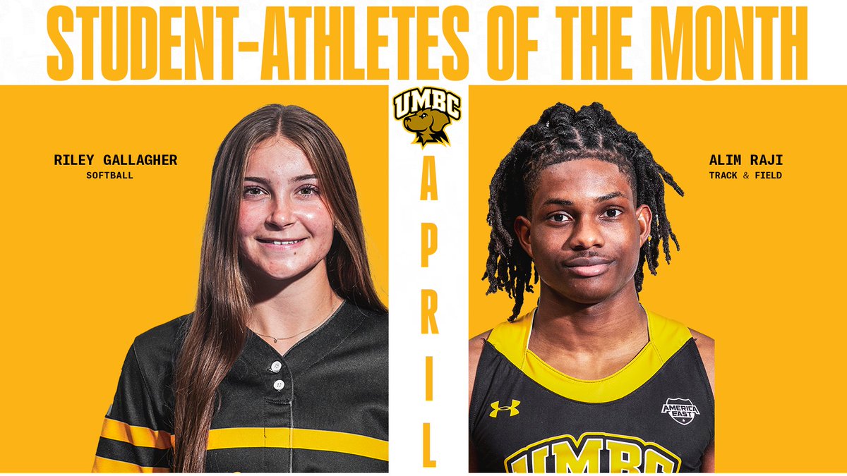 UMBC_ACSA's tweet photo. Presenting our April Student-Athletes of the Month! https://t.co/keDp5UcHSV
