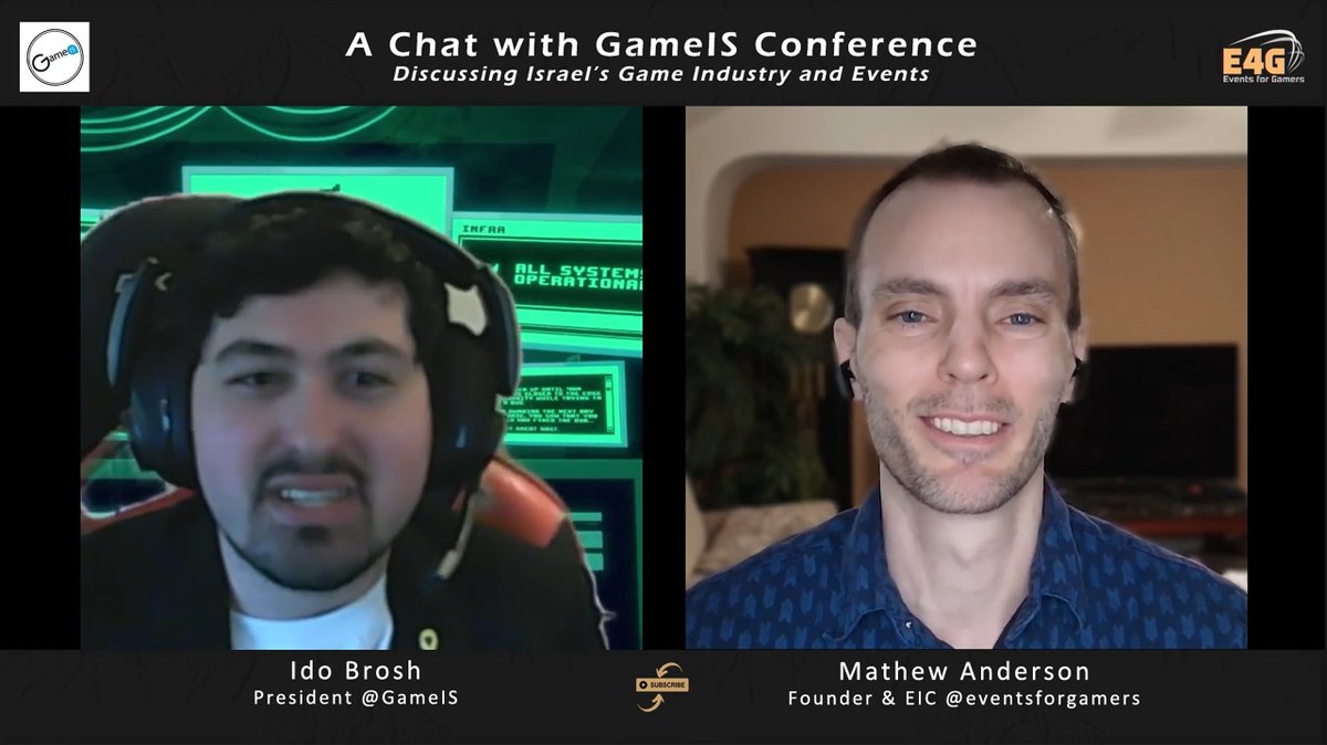 eventsforgamers's tweet photo. This month's podcast episode is with Ido Brosh from GameIS Conference! 📣
We chat about #GameIS, #AIGaming, and much more. Episode linked below. #GameDev https://t.co/FiDZWW07fJ