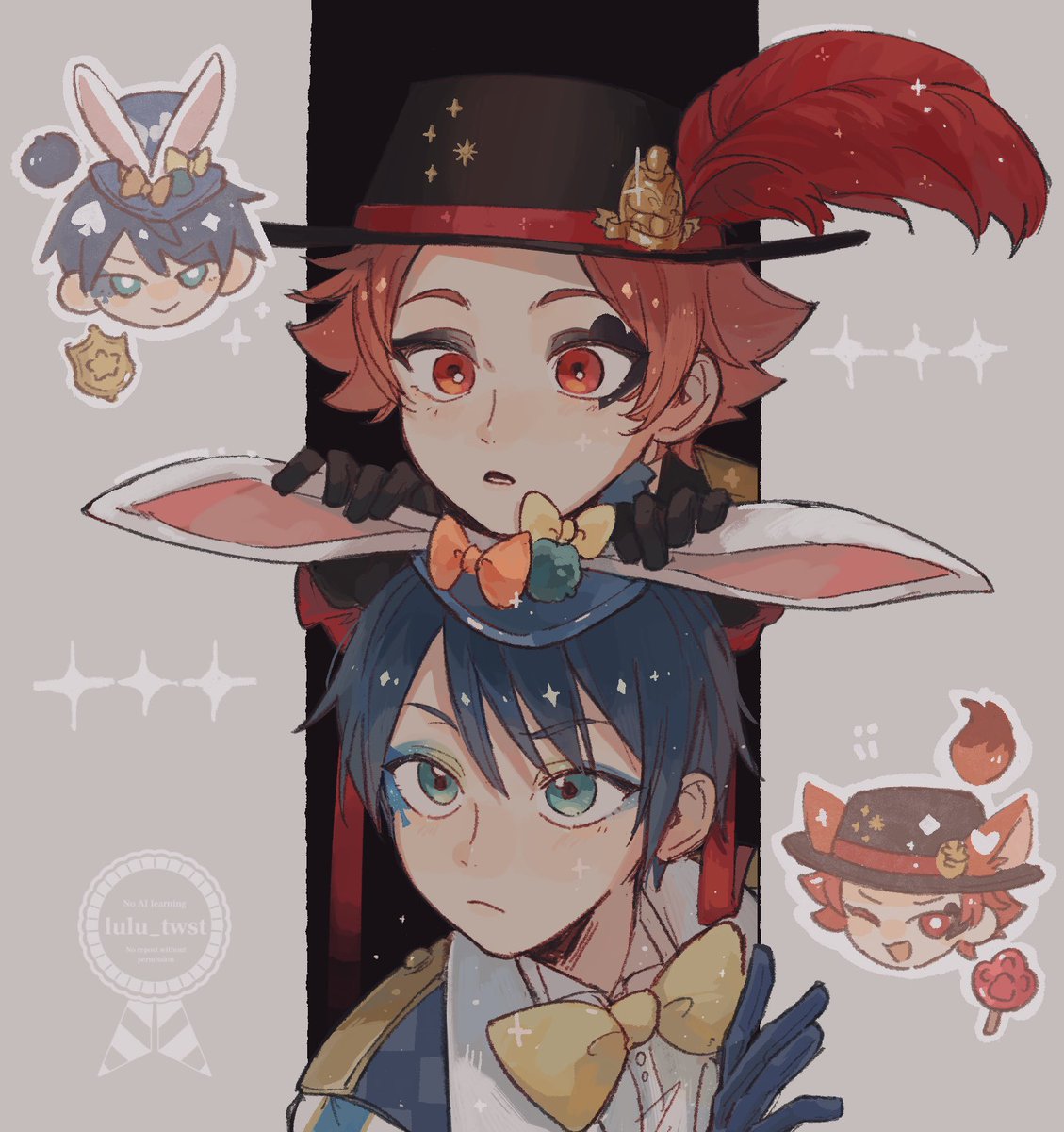 lulu_twst's tweet photo. この衣装であのシーン🐰🦊 https://t.co/d4QMABckit