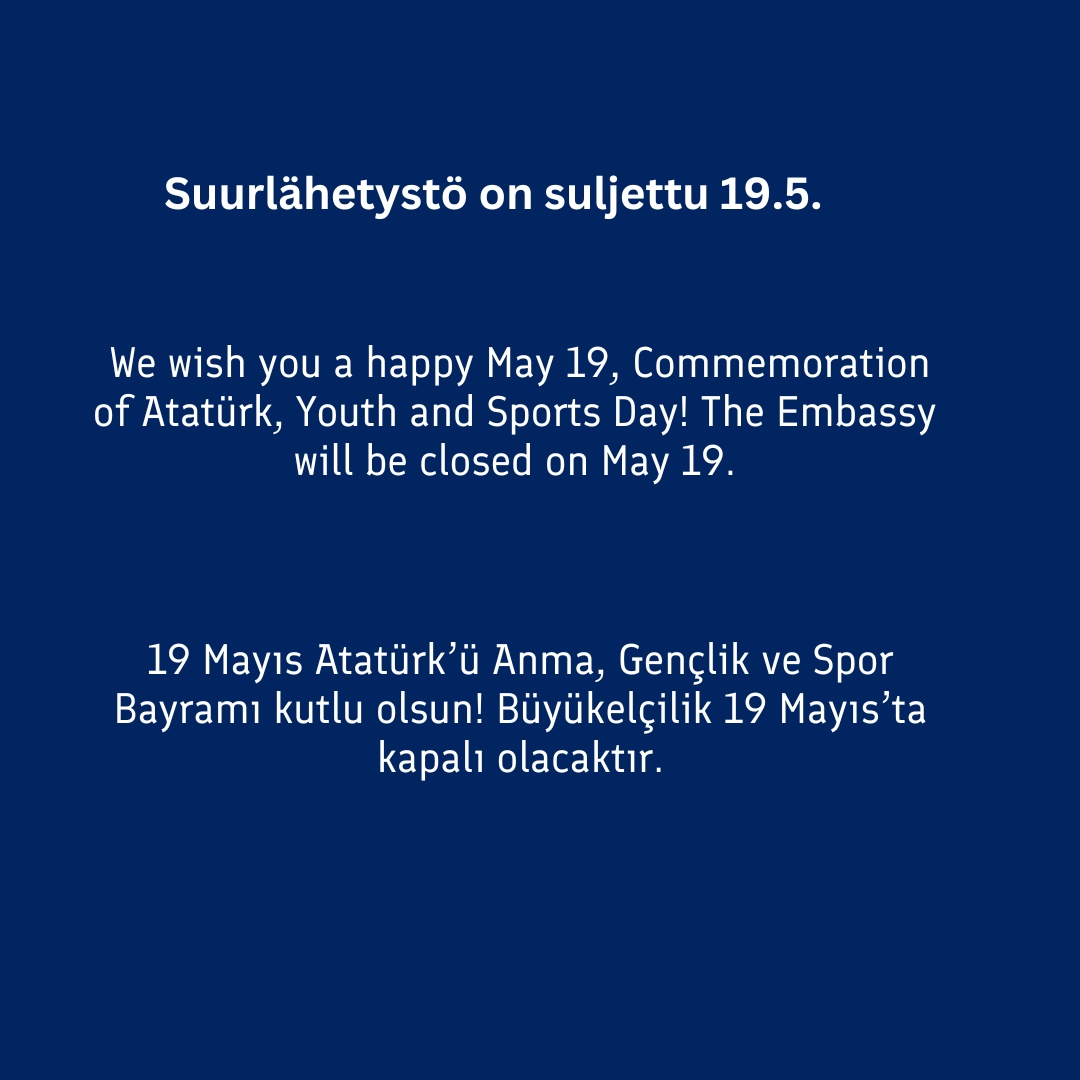 Embassy of Finland in Ankara (@finembankara) on Twitter photo 