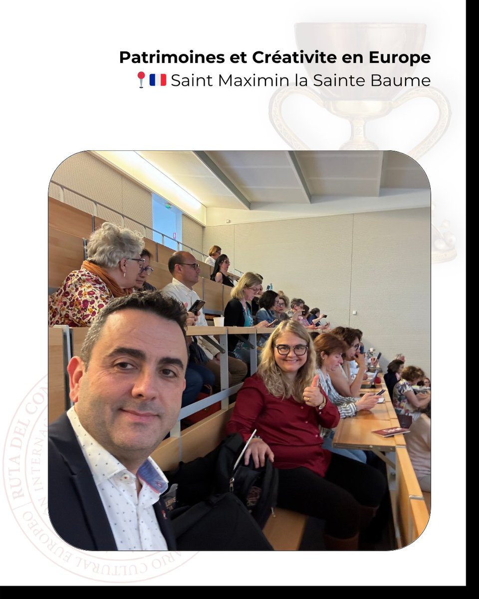 Estamos en Saint Maximin la Sainte Baume 🇫🇷 participando en el seminario Patrimoines et Créativité en Europe.
El #CaminoDelSantoGrial sigue sumando alianzas para su reconocimiento como Itinerario Cultural Europeo.
📖 Más sobre el Camino 👉 elcaminodelsantogrial.eu #TurismoCultural