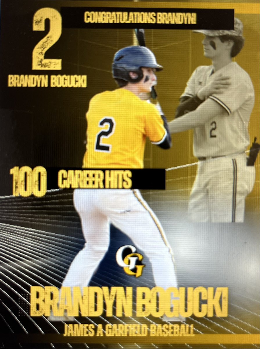 Also owns the school record batting average  @ .538!