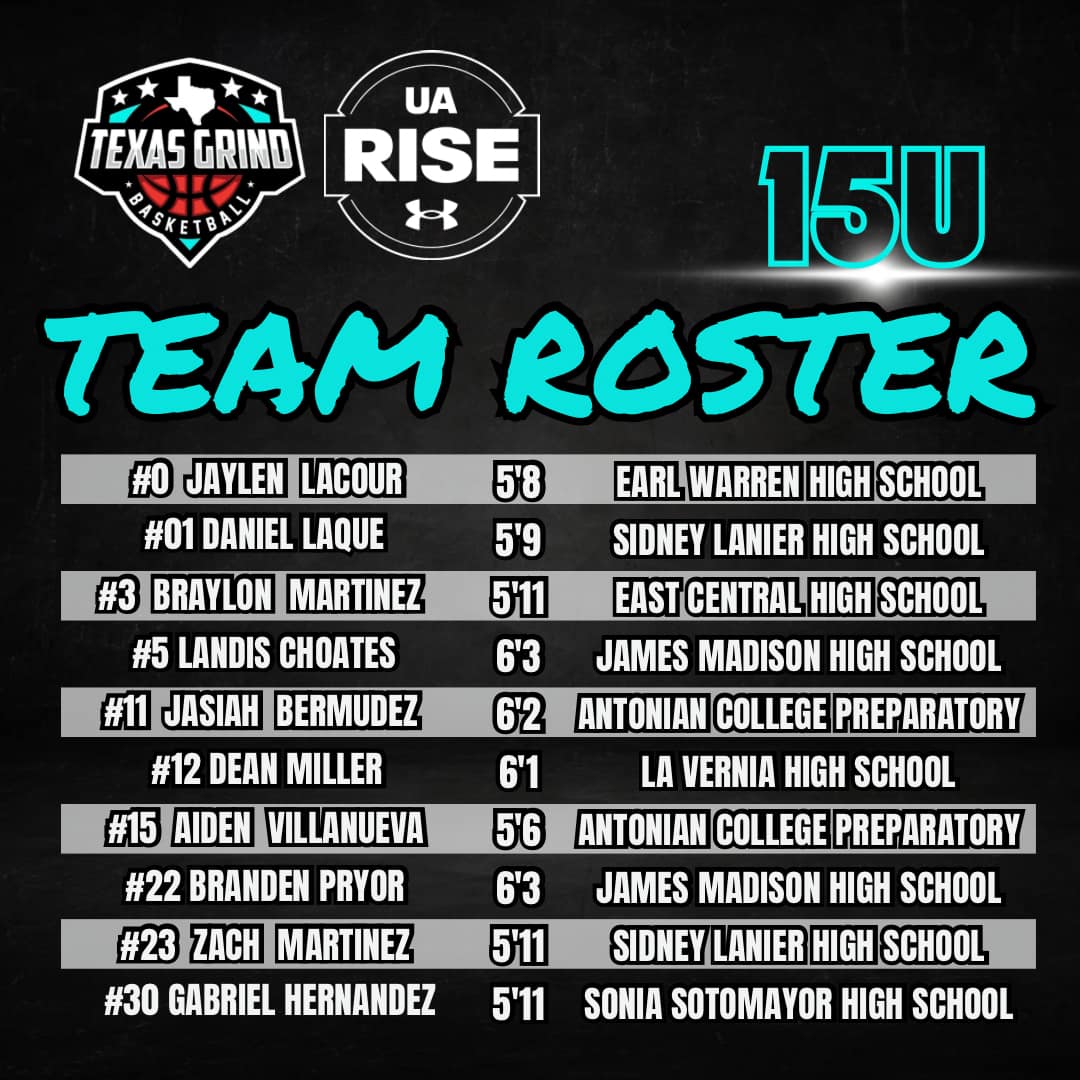 Texas Grind Basketball (@texas_grind) on Twitter photo Texas Grind 15U is locked and loaded for the @risecircuit taking place this weekend in Hamilton, Ohio. Im looking forward to seeing these guys compete this weekend. #LivePeriod #CrockpotNoMicrowave @__photograv__ <a href="/gpvillanueva/">GREG P. VILLANUEVA</a> on the pics and flyer. Texas Grind 15U is locked and loaded for the @risecircuit taking place this weekend in Hamilton, Ohio. Im looking forward to seeing these guys compete this weekend. #LivePeriod #CrockpotNoMicrowave @__photograv__ <a href="/gpvillanueva/">GREG P. VILLANUEVA</a> on the pics and flyer.