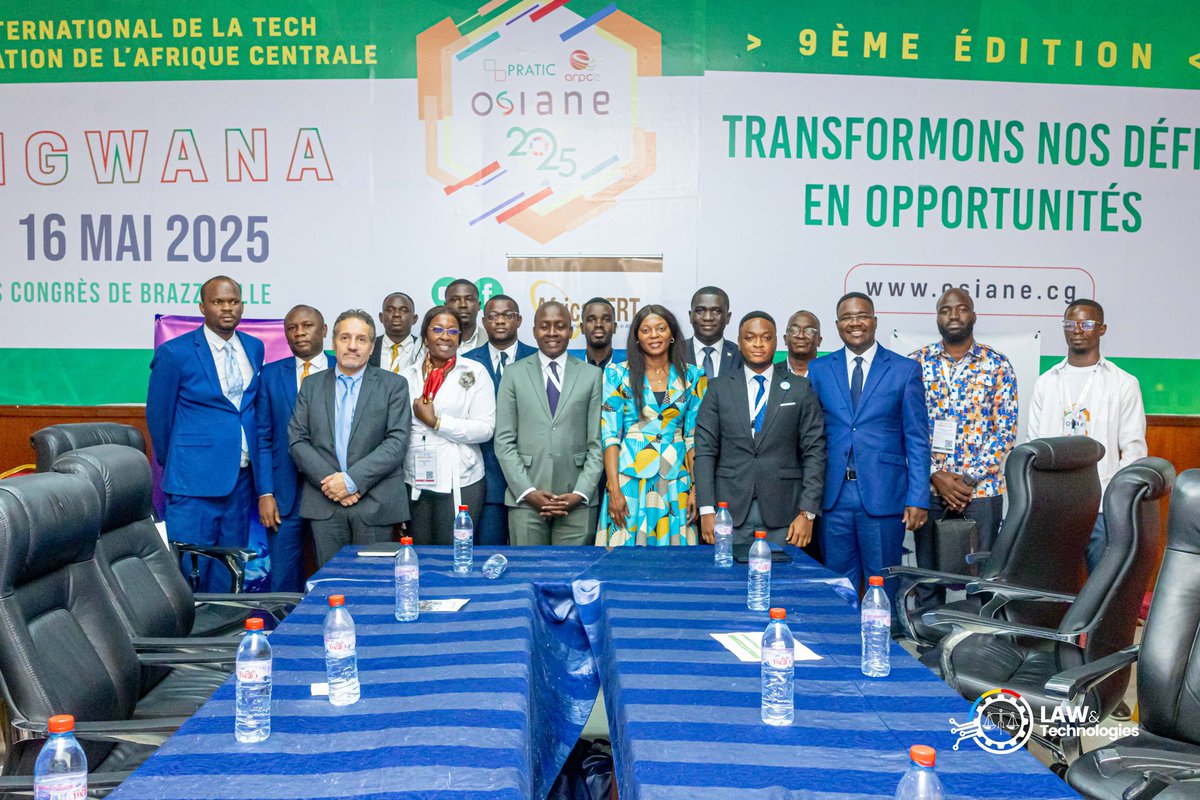 joelnabanza's tweet photo. J’ai eu l’honneur d’intervenir au Salon Osiane 2025 sur la gouvernance des données personnelles.  

Merci aux organisateurs et participants pour ces échanges enrichissants !  
@OsianeCg @Law_and_Tech_TT @ntetika 

#SalonOsiane2025 #DonnéesPersonnelles #Innovation #LegalTech https://t.co/hSImYQuhoz