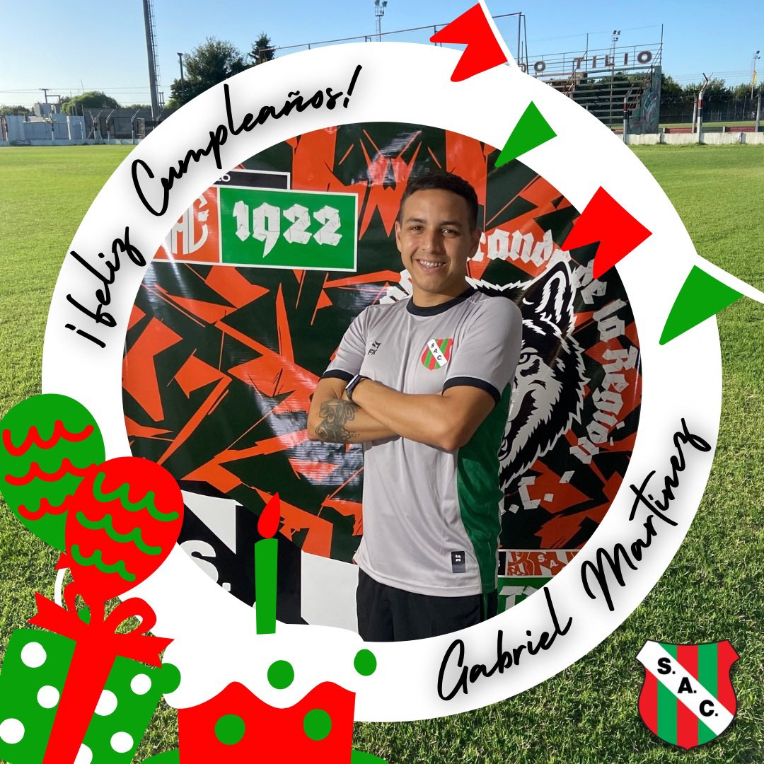 ¡𝗙𝗲𝗹𝗶𝘇 𝗰𝘂𝗺𝗽𝗹𝗲𝗮ñ𝗼𝘀 𝗚𝗮𝗯𝗶𝗴𝗼𝗹!🎉🎈

❤️💚 Desde Sportivo te mandamos un fuerte abrazo y un gran saludo, en tú día!

#ElMásGrandeDeLaRegión
#DaleLobo