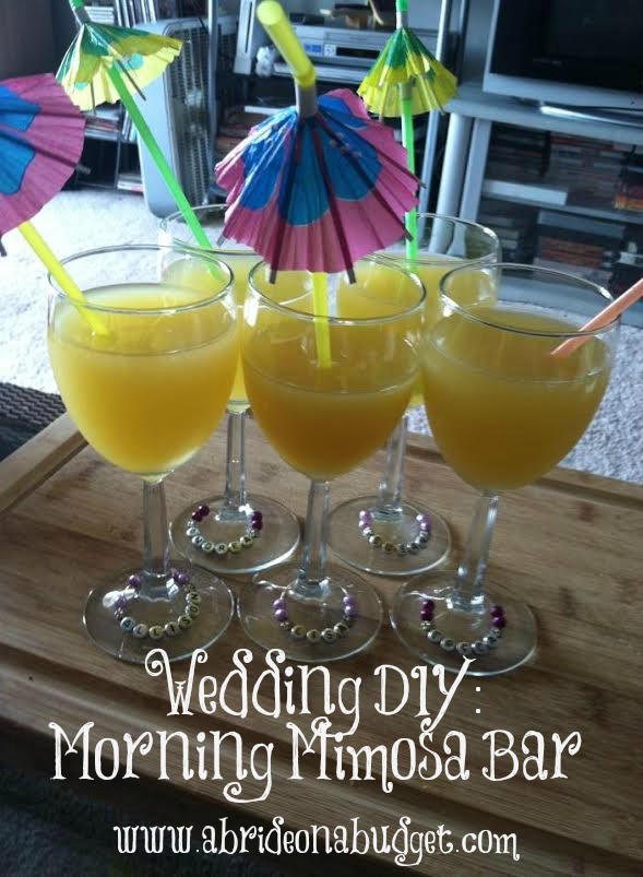 I don't drink, but I did set up a morning mimosa bar for my bridesmaids at my apartment on the morning of my wedding.

It was a great way (for them) to start the day.

If you like the idea, get great ideas on how to set yours up here: abrideonabudget.com/2014/06/weddin…

#NationalMimosaDay