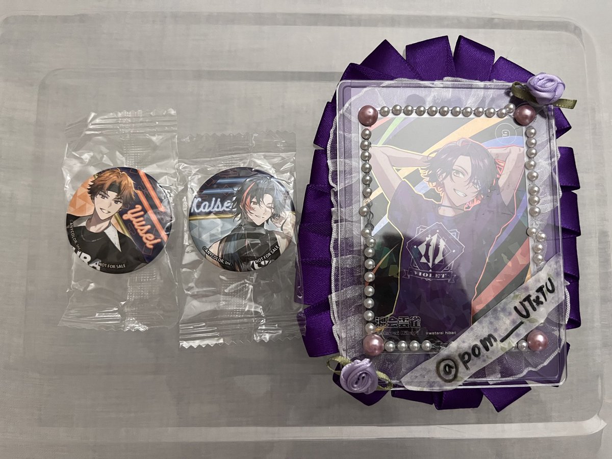 pom___UTxTU's tweet photo. 【交換】にじさんじ くら寿司 ビッくらポン
めじるしチャーム アクリルスタンド
缶バッジ 

【譲】画像1

【求】画像2(👑)

2:2の交換のみ
郵送または大分市内手渡し
お声がけお待ちしております🙇🏻‍♀️ https://t.co/ORyKpT33Fz