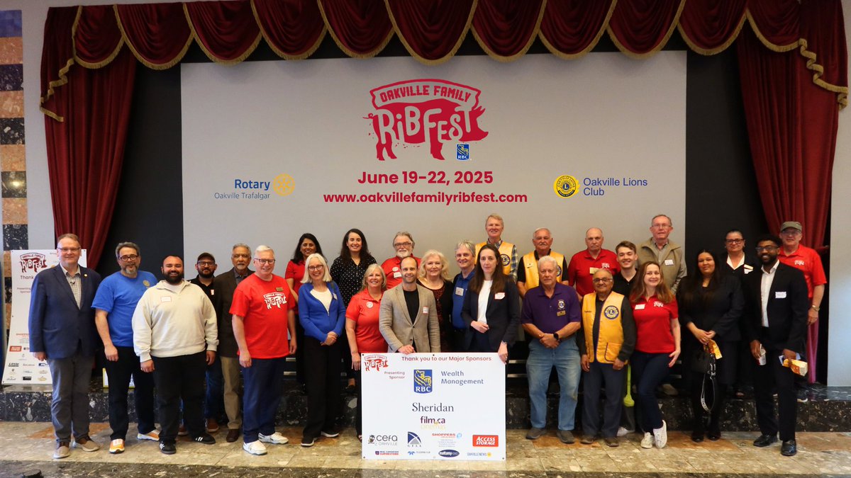 ConnorHammill (@hammill_connor) on Twitter photo Can't wait for Oakville Ribfest 2025 at <a href="/sheridancollege/">sheridancollege</a>!
Thanks to <a href="/FilmCaCinemas/">Film.Ca Cinemas</a> for hosting the launch and thanks to the <a href="/OakvilleRotary/">Rotary Club Oakville</a> for organizing. Can't wait for Oakville Ribfest 2025 at <a href="/sheridancollege/">sheridancollege</a>!
Thanks to <a href="/FilmCaCinemas/">Film.Ca Cinemas</a> for hosting the launch and thanks to the <a href="/OakvilleRotary/">Rotary Club Oakville</a> for organizing.