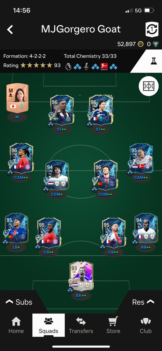 MJGennissen's tweet photo. @FIFA22_INFO What are you rating my team? https://t.co/XDNk15lhr9