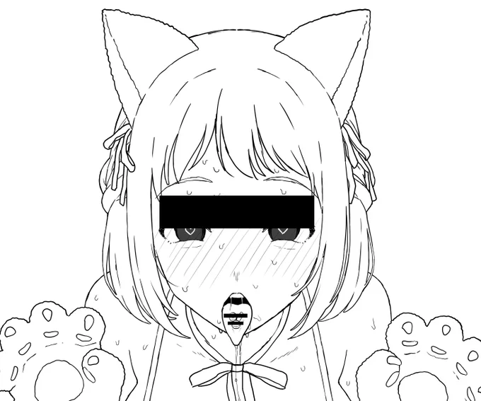 【NSFW】【WIP】何やら熱っぽいので、お腹にPの太っとい"注射器"押し付けられながら"風邪薬"を待てされてるリー〇ヤちゃんです(・ω・) 