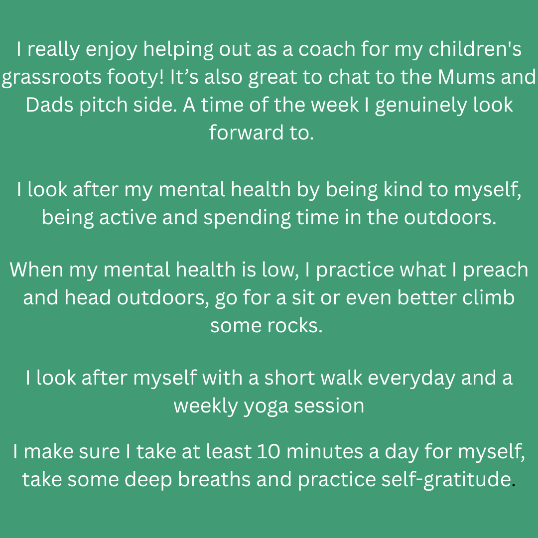 75% of mental health problems begin before the age of 24. It's important we take care of ourselves and look out for our community when we can. Check out how our team looks after their mental health #MHAW