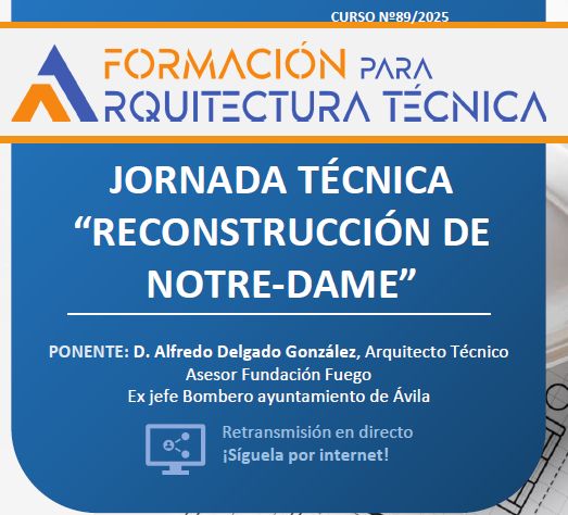 📰 Jornada técnica «Reconstrucción de Notre-Dame» 
🖱 buff.ly/MQ4oxnu
#conectAT