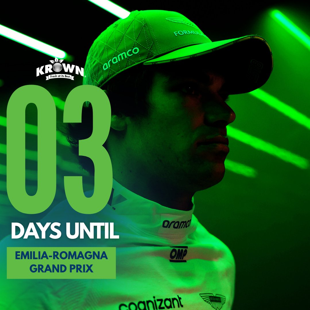 We’re 3️⃣days out from the Emilia-Romagna Grand Prix!⁠ Grab some snacks and #KeepItFresh while cheering on Krown Produce Ambassador, <a href="/lance_stroll/">Lance Stroll</a>:⁠
⁠
➡️ Grapes⁠
➡️ Plums⁠
➡️ Nectarines⁠
➡️ Kiwi⁠
⁠
All of which are native to Imola, Bologna where the race is taking place!⁠