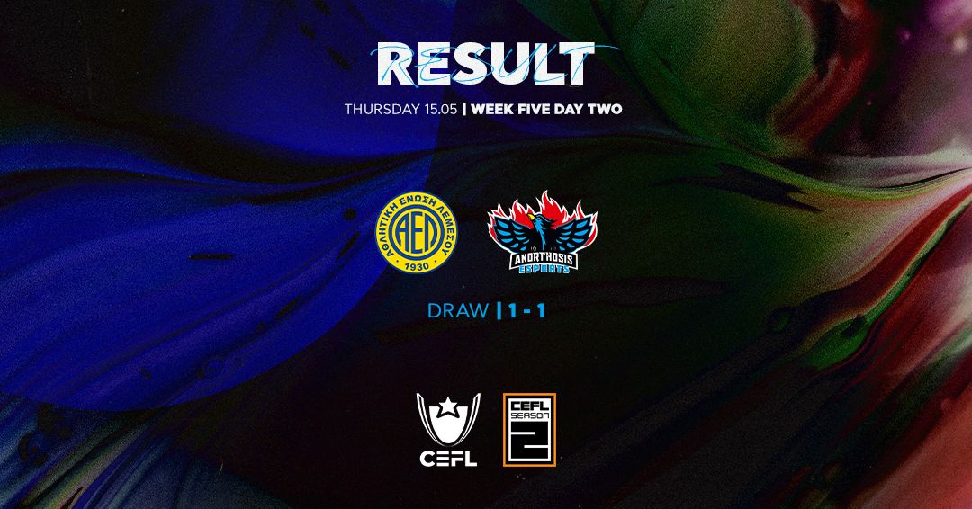 ⚔️AEL Limassol eSports 1-1 Anorthosis Famagusta Esports

#For1911Reasons #FreedomToFamagusta #CEFL