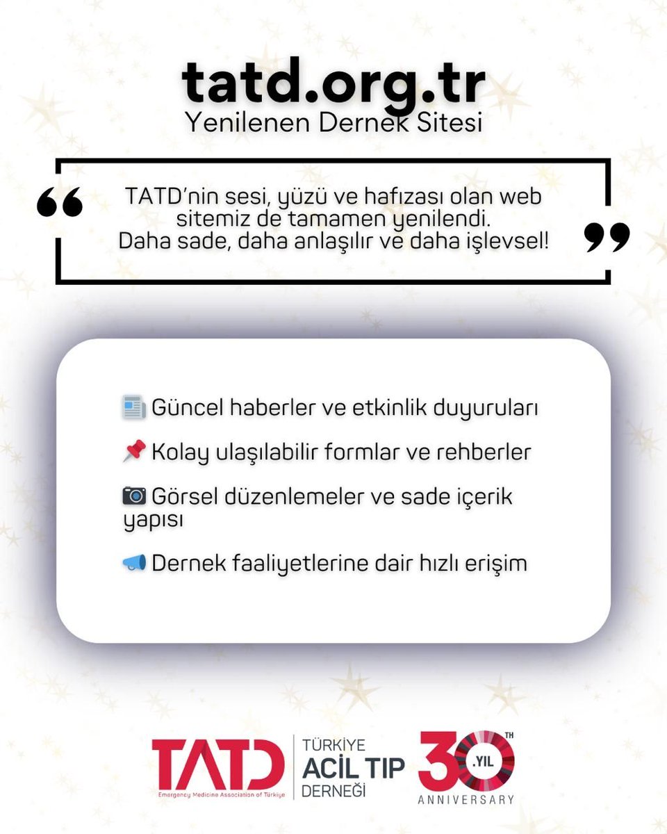 Türkiye Acil Tıp Derneği - TATD (EMAT) tweet media