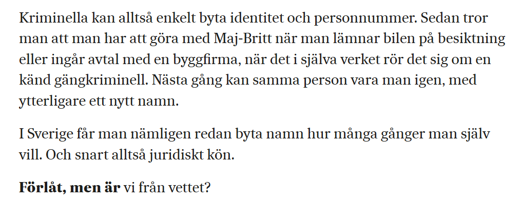 AgnesWold's tweet photo. Är Sverige från vettet? https://t.co/w8vsdTklLE