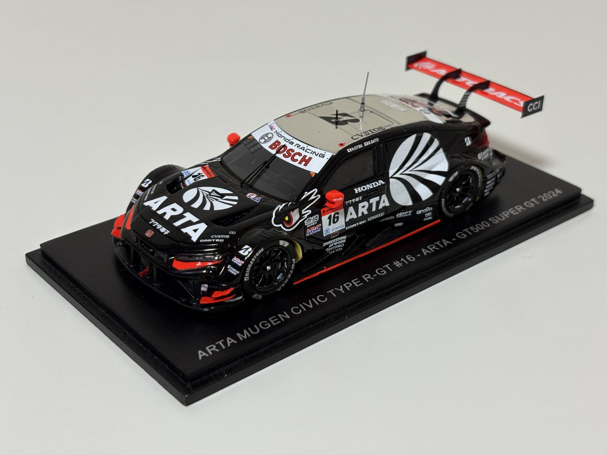 SPARK 1/43 ARTA MUGEN CIVIC TYPE R-GT No.16 #FL5 #civic #typer