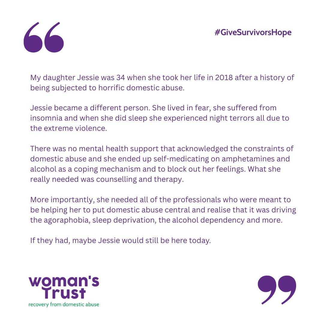 Woman's Trust (@womanstrust) on Twitter photo #MHAW may be over, but our call and campaign, backed by over 100 charities across the UK, continues. This is why we're collectively asking <a href="/wesstreeting/">Wes Streeting</a> and <a href="/YvetteCooperMP/">Yvette Cooper</a> to fund specialist counselling for domestic abuse survivors. #GiveSurvivorsHope
#vawg #MentalHealth #MHAW may be over, but our call and campaign, backed by over 100 charities across the UK, continues. This is why we're collectively asking <a href="/wesstreeting/">Wes Streeting</a> and <a href="/YvetteCooperMP/">Yvette Cooper</a> to fund specialist counselling for domestic abuse survivors. #GiveSurvivorsHope
#vawg #MentalHealth