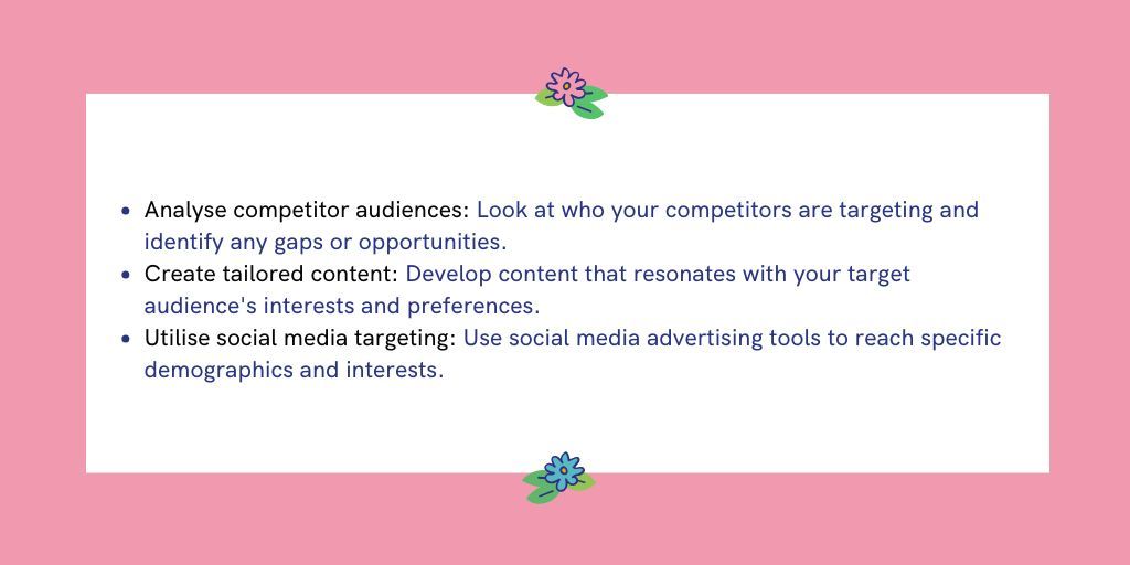👥 Finding your target audience is one of the most important tasks for any new business. It will help you grow your brand efficiently. To read more on how to do this, head over to our blog 👇 

buff.ly/49KNdsU