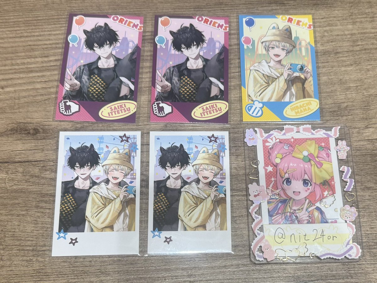 nit24or's tweet photo. 【買取・譲渡】 ゆる募
にじさんじ おでかけoriens オリエンス チェキ風カード

譲））1枚目

求））定価+送料

全てまとめて買い取ってくれる方のみ。
FFさん優先させていただきます。 https://t.co/eZJlo9Iz6U