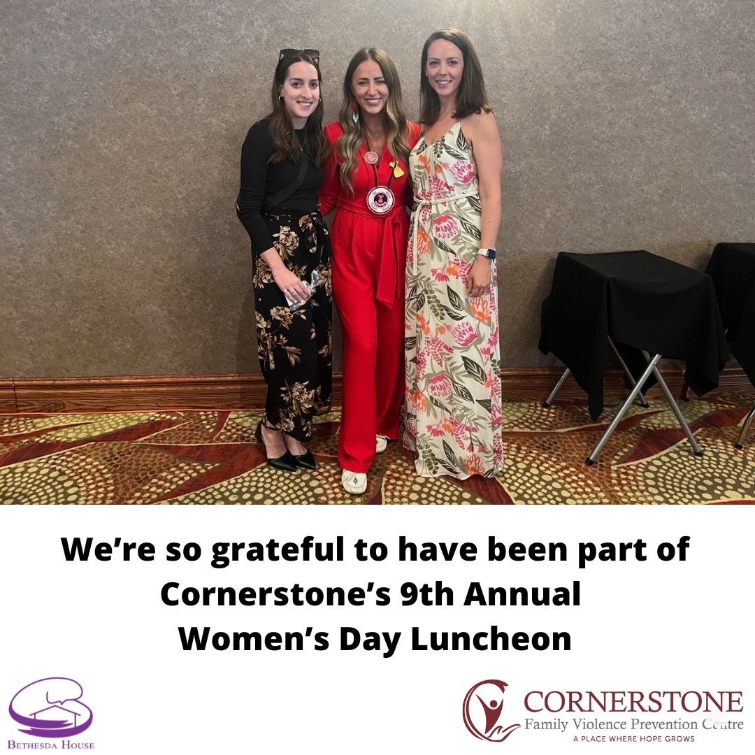 A huge thank you to @cornerstonefvpc for having our Executive Director, Riley Spigarelli, and Board President, Kaitlin Loudon, at your incredible Women’s Day Luncheon!💜
#CommunitySupport #EndGBV #Cornerstone