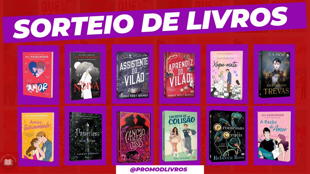 Promodlivros's tweet photo. 🌟 SORTEIO RELÂMPAGO 

🏆 Prêmio:
Um livro dentre as opções da imagem ou R$ 50 em livros ou pix.

↪️ Regras:
• Seguir @Promodlivros
• Comentar o livro desejado ou R$ 50 em livros ou pix.
• Dar RT nesse tweet (sem citar)
• Dar RT no tweet fixado (atual)

Resultado: 18/05 🍀 https://t.co/v5nLr3SVsE