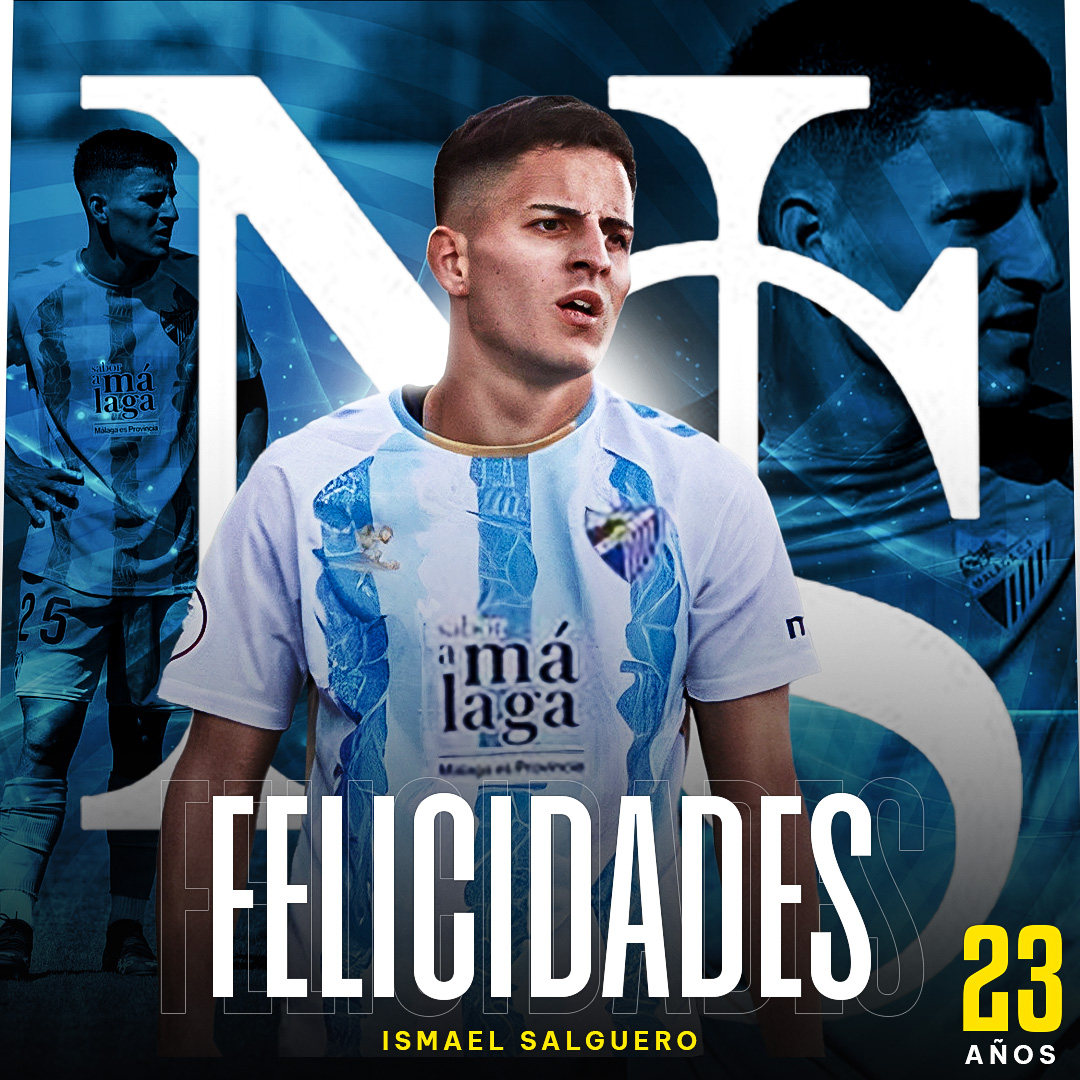 SurNiagara's tweet image. 🎂 ¡Feliz cumpleaños, #IsmaelSalguero! 🥳
Empezamos el fin de semana celebrando los 2️⃣3️⃣ años de este jugón que pasó por las canteras de @SevillaFC y @CordobaCF_ofi antes de llegar al @MalagaCF, con cuyo filial acaba de lograr el ascenso a Segunda RFEF 🔝
#NiágaraSurPlayer