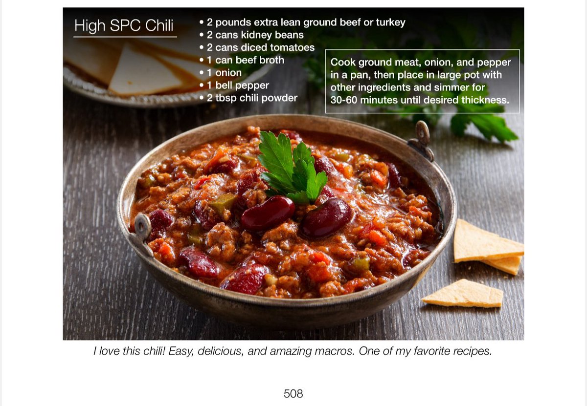 tednaiman's tweet photo. Thanks!!  🙌🏼😁✨

I am definitely not a serving size expert, so I don’t really include any of those in my recipes, sorry about that. Seems highly variable!

Here’s the recipe, from page 508 of https://t.co/Q3A087X2Ww — it uses 2 pounds of ground beef, so I really have no clue but I would guess this would be 6-8 servings for mere mortals — and like one serving for @SBakerMD ? 😅