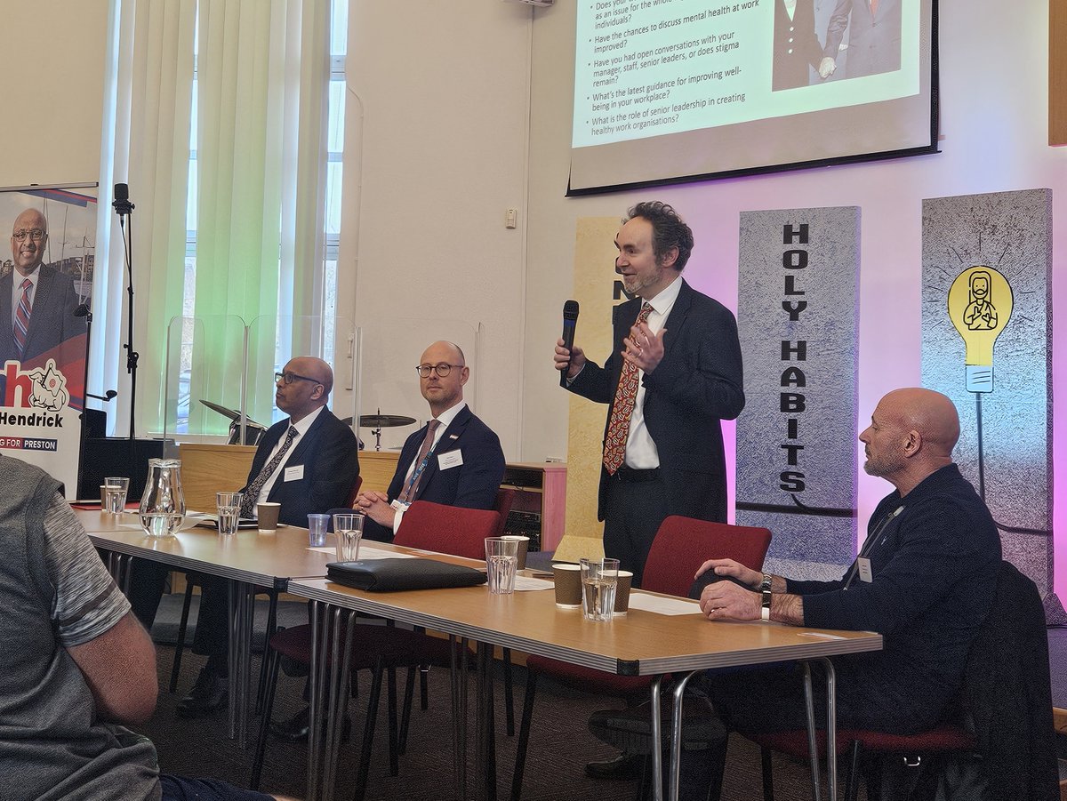 As we near the end of #MentalHealthAwarenessWeek, I hope you have been able to find moments during your day to reflect on your own mental health.

This is an area that I have been keen on championing and held a conference in #Preston on Mental Health in January this year. The