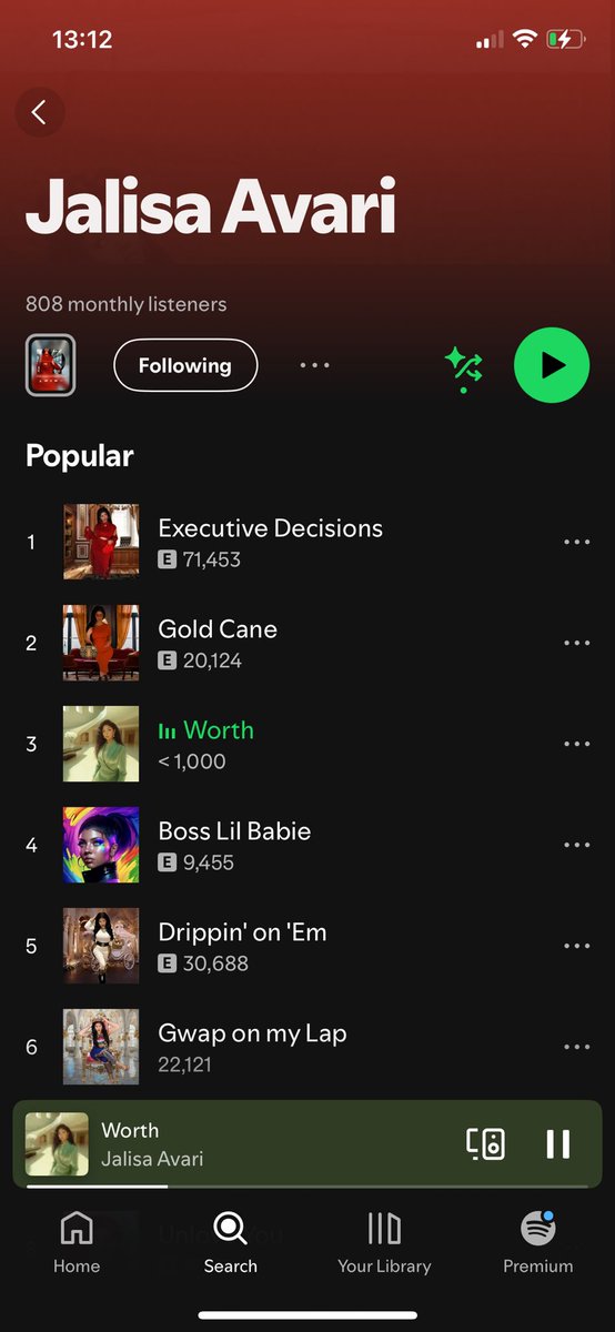 PaskidoNazz's tweet photo. That’s exactly how Jalisa Avari’s “WORTH” feels.
🎶 Every lyric is seasoned.
🎵 Every beat is perfect.
💿 You don’t skip a thing.
Now streaming on all platforms. Add to your playlist.
#JalisaAvari #Worth #NowStreaming #PerfectTrack #NoSkips #SoulFoodMusic https://t.co/FOl7OIgTbx