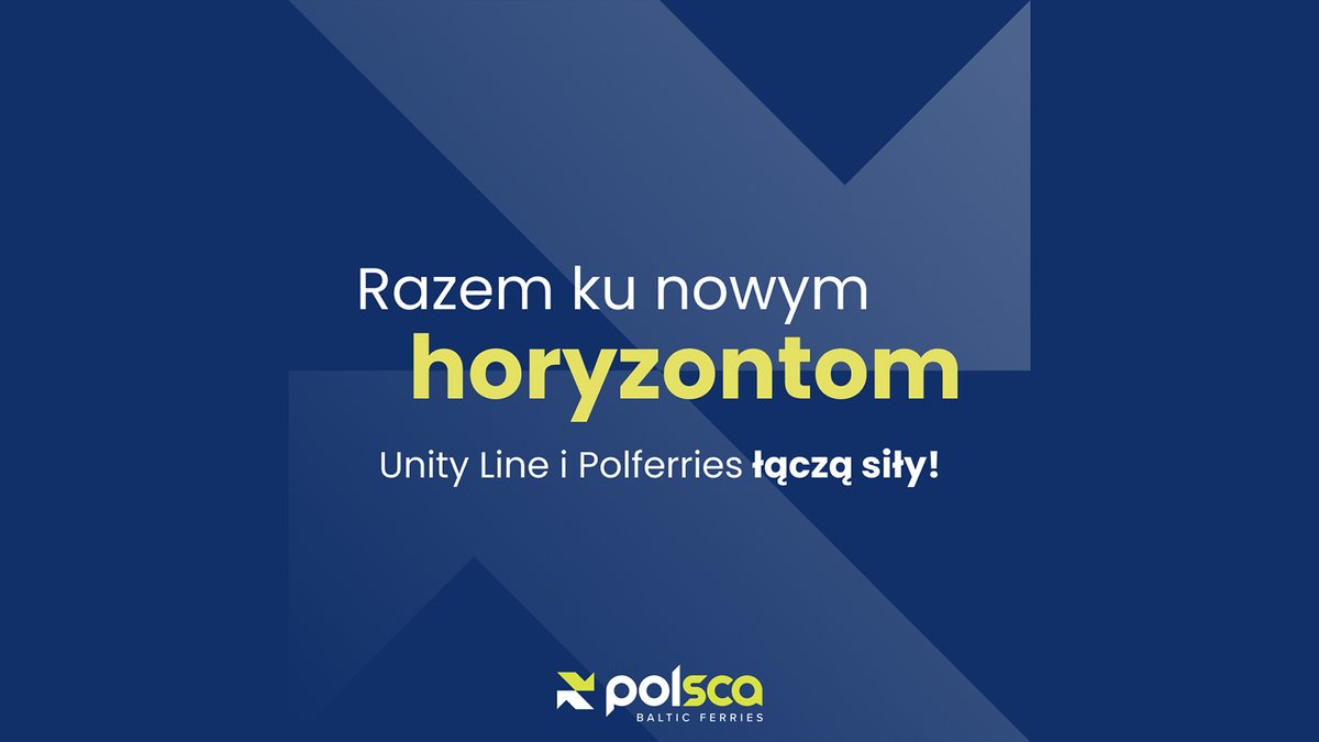 UnityLine's tweet image. 🚢@UnityLine i @polferries łączą siły!
Pod marką POLSCA Baltic Ferries budujemy nową jakość żeglugi na Bałtyku. Więcej wkrótce!
🌊Under the brand POLSCA Baltic Ferries, we're setting a new standard on the Baltic Sea.
#UnityLine #Polferries #POLSCA #ferry #BalticSea #transport