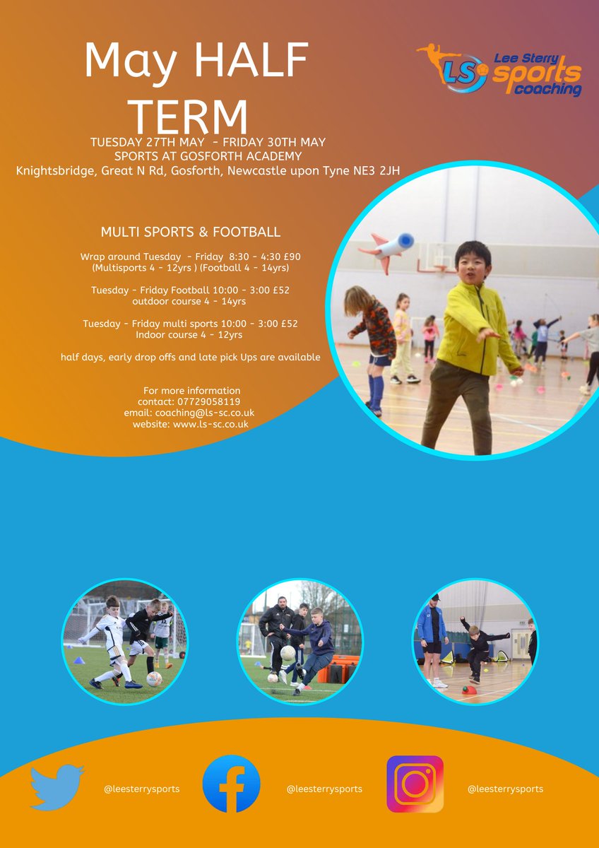 ls-sports-coaching.classforkids.io/camp/132
Football

ls-sports-coaching.classforkids.io/camp/133
Multi-sports