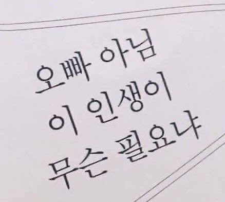 전원우 사랑고백에 이마를 침