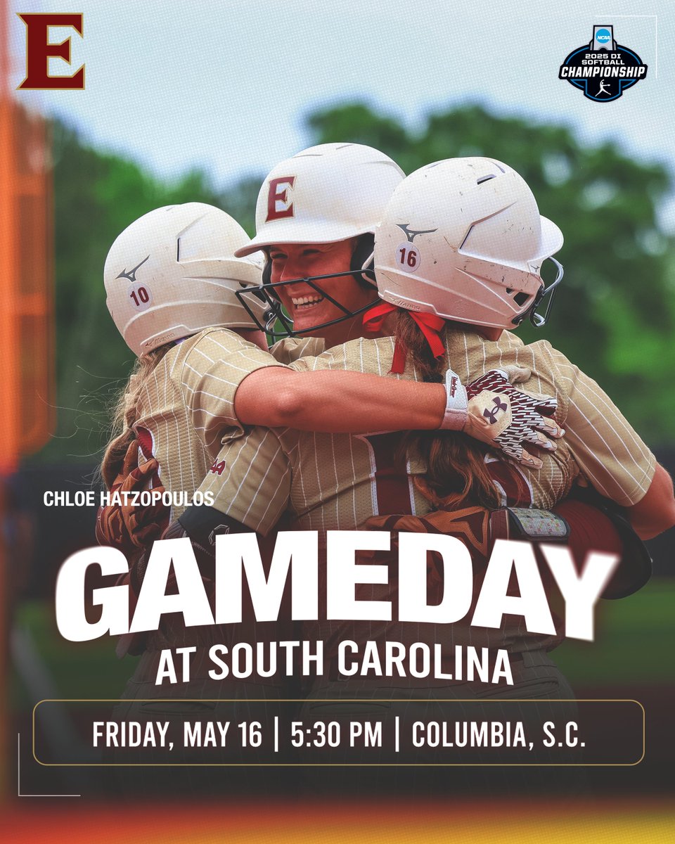 Time to dance

🆚 | South Carolina
📍 | Columbia, S.C.
🏟️ | Carolina Stadium at Beckham Field
🕠 | 5:30 p.m.
📺 | <a href="/ESPNPlus/">ESPN+</a> 
ℹ️ | linktr.ee/elonsoftball

#EUSB 🥎 #Team48