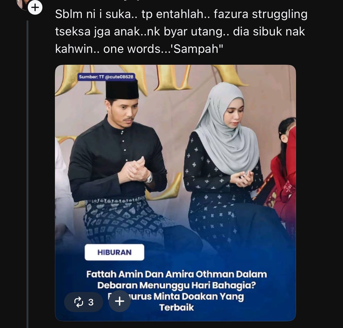 Afirhuls's tweet photo. apecelakalah hidup diani, ex wife yang hutang taknak bayar tiba tiba ex lakinya pulak yang disampahkan, kenapa ek KENAPA BABI LAH KO PERANGAI MACAM KIEDAKRIP 😭 https://t.co/xmVIRcEUgZ