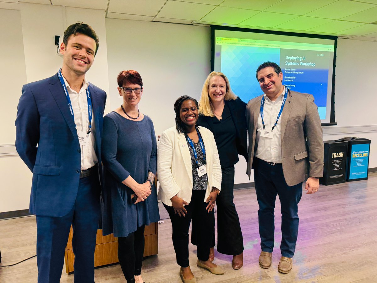 Future of Privacy Forum (@futureofprivacy) on Twitter photo #NEW: On May 7, FPF hosted a workshop at the <a href="/privsecacademy/">Privacy + Security Academy</a>’s Spring Academy covering emerging U.S. and global legal requirements for AI deployers. In a new FPF blog, Policy Counsel for AI, Amber Ezzell, provides her top key takeaways. fpf.org/blog/lessons-l… #NEW: On May 7, FPF hosted a workshop at the <a href="/privsecacademy/">Privacy + Security Academy</a>’s Spring Academy covering emerging U.S. and global legal requirements for AI deployers. In a new FPF blog, Policy Counsel for AI, Amber Ezzell, provides her top key takeaways. fpf.org/blog/lessons-l…
