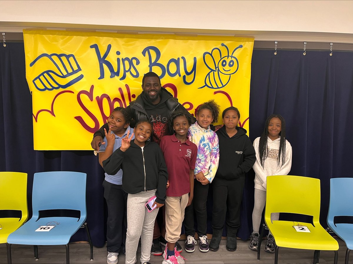 Kipsbayclub's tweet photo. S-P-I-R-I-T! 🐝✨

Last week, we hosted our first annual Kips Bay Spelling Bee—and it was a battle of brains and buzz! Teams from across our Clubhouses brought their A-game, with PS 138 and Palmaro going head-to-head in a nail-biting finish. https://t.co/RvmGbdm35F