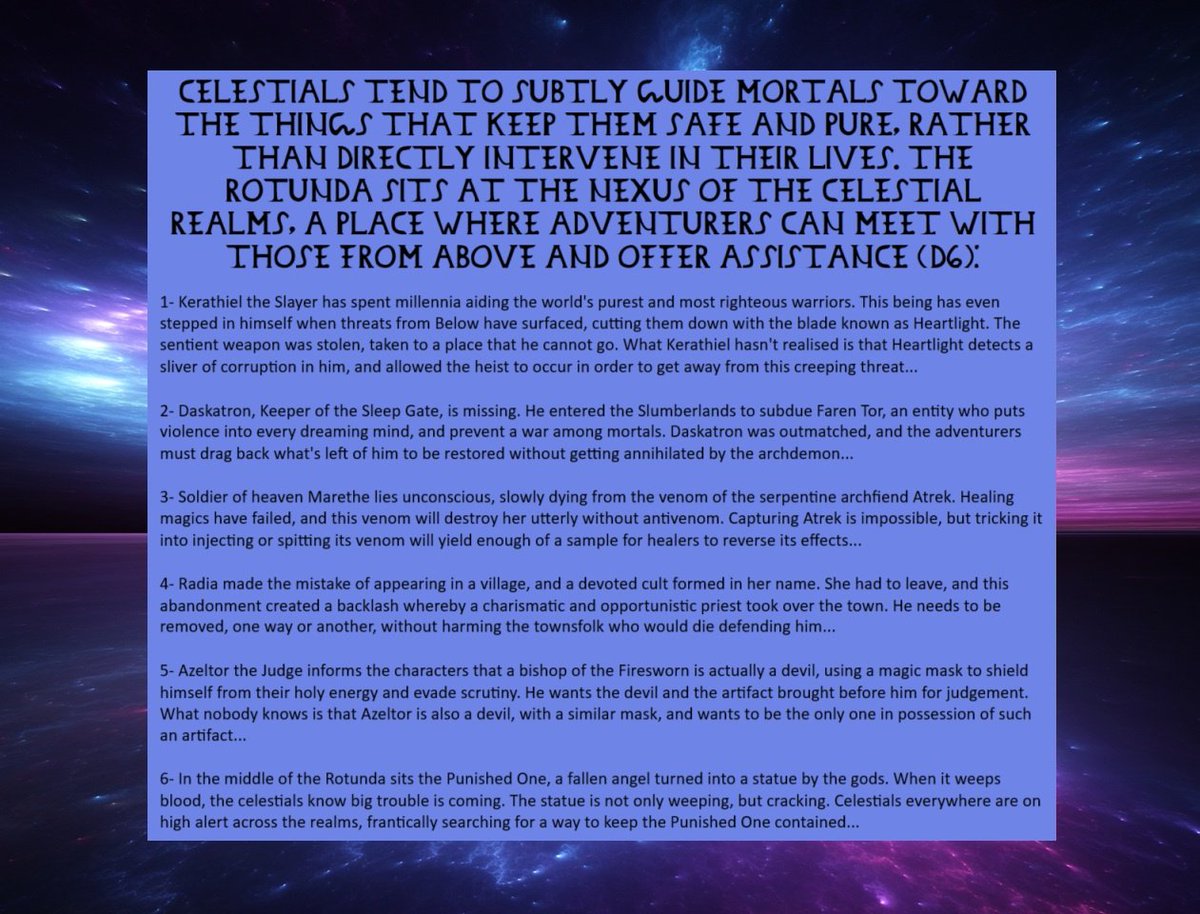 The Rotunda #dnd #ttrpg #d20 #fun #celestials #nerd #fantasy #angels #demons #rpg patreon.com/GrapplingHooks