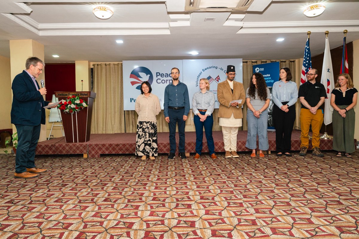 Welcome to the newest cohort of Peace Corps Response Volunteers! They will serve as Digital Learning &amp; Training specialists in government schools and Agriculture Research specialists at Tribhuvan University campuses.
 
Last year, Nepal welcomed its first-ever group of Response