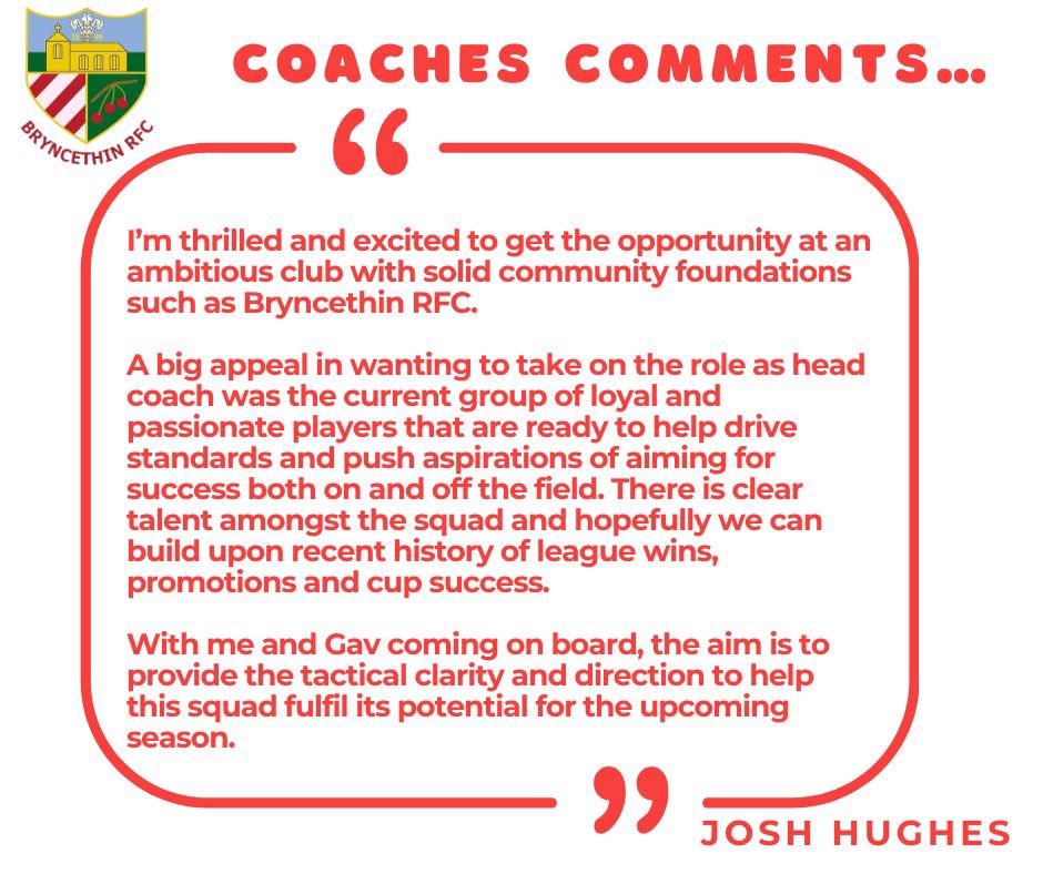 The thoughts of our new head coach, Josh Hughes as we look forward to the 2025/26 season 🍒⚪️

#CherryAndWhites
#MALORJ14