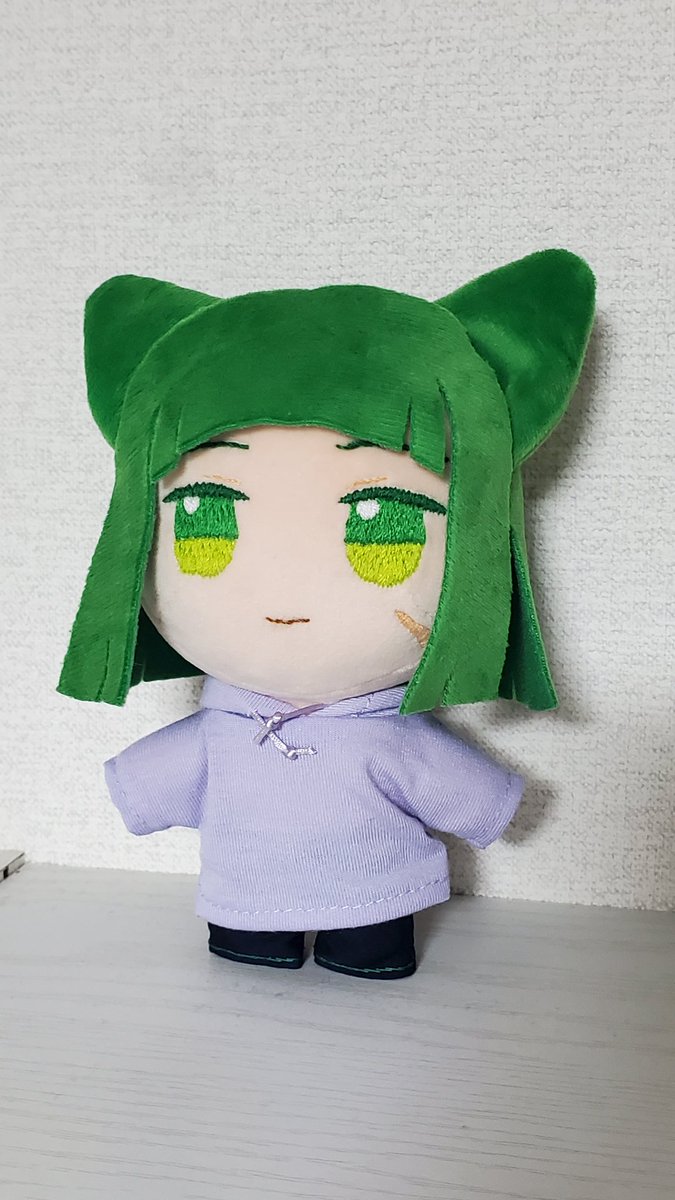 sakuya_t_uka's tweet photo. 伺かアニバーサリーのアフターイベント（スクワット大会）に投げる予定の「M－飼い犬」ぬいです！大きくてもちもちで触り心地が良いです。時間が足りなくて上着が市販品です申し訳ない…！
#伺アニ #深海楽園ゴ https://t.co/Txsp9xkMDq