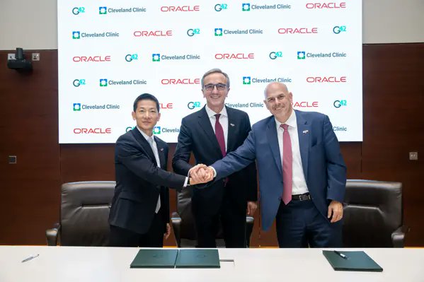 Oracle Health, Cleveland Clinic and G42 announced a strategic partnership to develop a groundbreaking AI-based healthcare delivery platform.
It aims to improve patient care and public health management.
Learn more: cle.clinic/3HdP1Ba