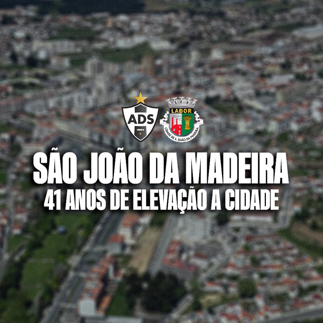 𝐓𝐫𝐚𝐛𝐚𝐥𝐡𝐨, 𝐛𝐚𝐢𝐫𝐫𝐢𝐬𝐦𝐨 𝐞 𝐭𝐫𝐚𝐝𝐢𝐜̧𝐚̃𝐨! São João da Madeira foi elevada a Cidade há 41 anos 🤩

Parabéns! 🖤🤍

#ADS
