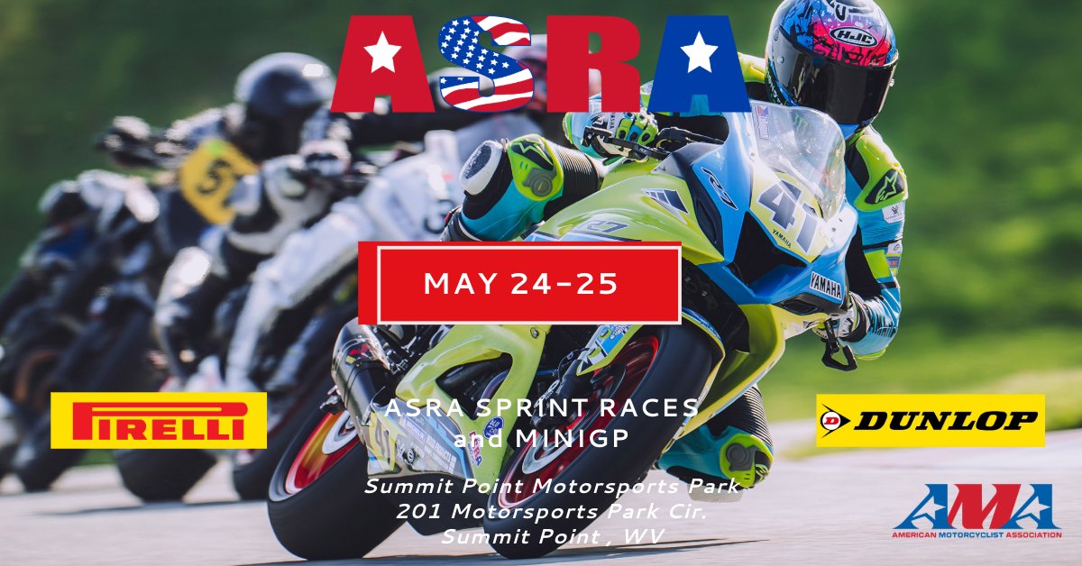 AsraRacing's tweet photo. ASRA - 2025 SUMMIT, Blackhawk Farms, VIR and NJMP https://t.co/f0S56TxG2K