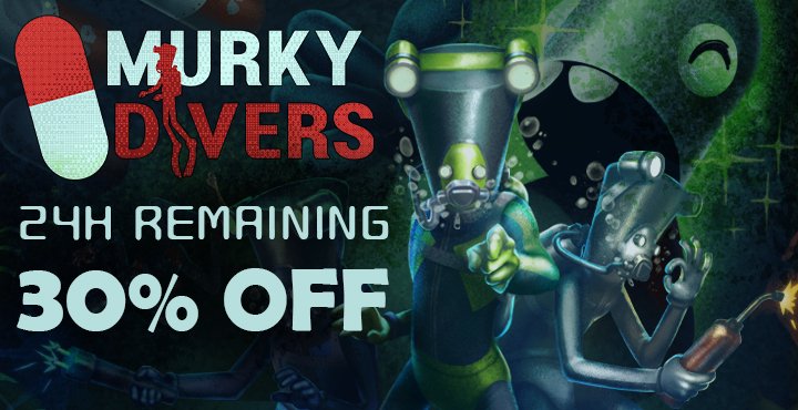 [FINAL NOTICE]
PharmaCorps is regaining control.
The Murky Divers discount ends in 24 hours.

You’ve got one last chance to enjoy the 30 % discount on Steam.
store.steampowered.com/app/2963880/Mu…
