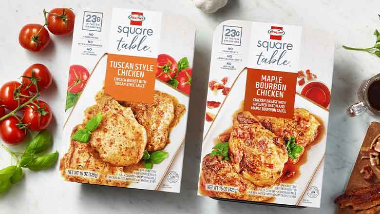 PreparedFoods's tweet image. Introducing Hormel Foods Tuscan Style Chicken and Maple Bourbon Chicken—bold, fully cooked meals made with premium ingredients and ready in minutes.

👉 brnw.ch/21wSHIb

#HormelSquareTable #EasyMeals #DinnerSolved

[ IMAGE COURTESY OF: Hormel Foods  ]