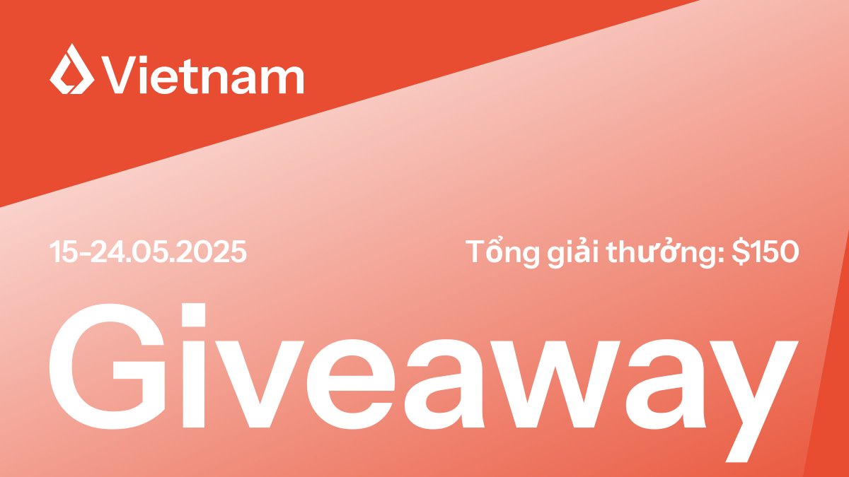 Lisk Vietnam (@liskvietnam) on Twitter photo 🚨 GIVEAWAY ĐẦU TIÊN TỪ LISK VIỆT NAM!
Mở bát nhẹ $150 (Bằng $LSK Token) cho 5 anh em may mắn 🎁
📌 Cách tham gia:
1) Like + Retweet bài này
2) Follow <a href="/LiskVietnam/">Lisk Vietnam</a>
3) Tham Telegram: t.me/Lisk_VN
4) Comment proof dưới post GA này!
⏳ Deadline: 24/05/2025 🚨 GIVEAWAY ĐẦU TIÊN TỪ LISK VIỆT NAM!
Mở bát nhẹ $150 (Bằng $LSK Token) cho 5 anh em may mắn 🎁
📌 Cách tham gia:
1) Like + Retweet bài này
2) Follow <a href="/LiskVietnam/">Lisk Vietnam</a>
3) Tham Telegram: t.me/Lisk_VN
4) Comment proof dưới post GA này!
⏳ Deadline: 24/05/2025